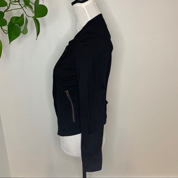 Cabi Moto Style Ponte Knit Rebel Jacket. - Picture 5 of 8